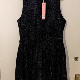 New with tags,black sparkly dress by Red chilli,size 14, great for prom or party, excellent condition, free delivery with asking price 