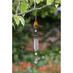 Robin Windchime
Precision crafted to create a musically toned sound for any garden or outdoor space. Hand painted. UV & weather resistant finish. No assembly required. Aluminium construction. H34 x W5 x D3cm.

Brand new