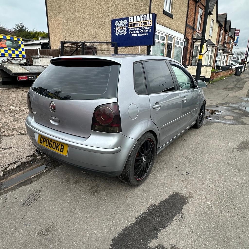 ***FORSALE***
£2500 ono
Vw polo gti
101k
Mot till december
Comes with orignal gti back pack
Service book has some stamps and receipts for work
New brakes discs pads and calipers allround
Just serviced in febuary
Brand new battery today
Cambelt and water pump in 2021

Mods wise
Forge frontmount intercooler
Milltek full exhaust
Coilovers
Air filter
Uprated coilpacks benchmark blue
Alloys
Solid flywheel (does vibrate on tickover)

I got this car basically out of a barn where it had been sat since 2021 got it running checked the engine over sounds nice and quiet compression was good so ran it, took it for a mot where it failed on a rotten sill and lots of other bits so did absolutely everything new sill, fix exhaust, and everything else it needed. Now its on the road.

Drives decent for a car of its age. Rare car now.

Paintwork isnt the best but still looks ok. Sole of these are over 4k in price now.