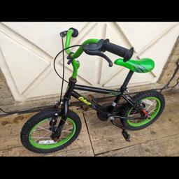Green kids bike for sale for 3-5 year olds barely used in good condition collection in Edgware Road NW8