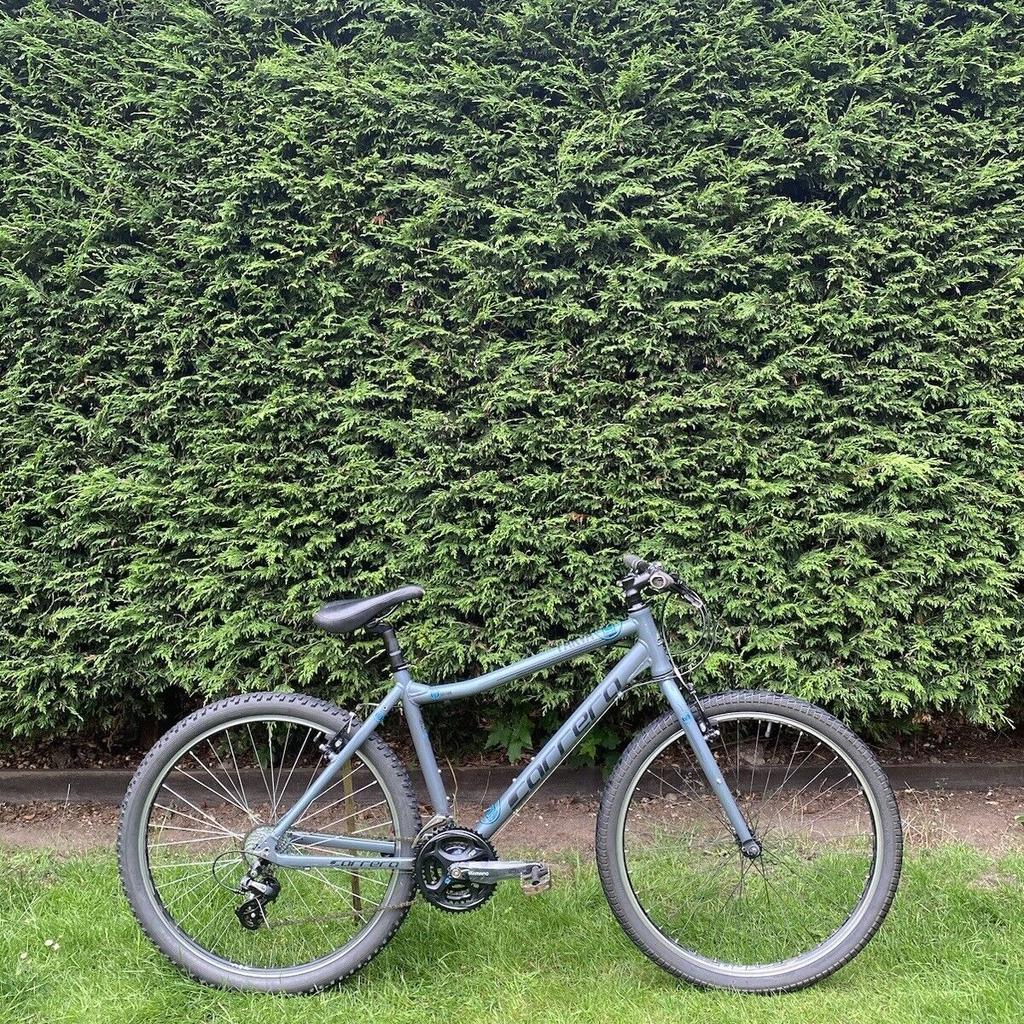 Carrera Parva ltd edition 18 inch frame 27.5 inch wheels.

Great Condition, Grey, Good condition with all working parts.

New front and rear cassette/Brake pads and refurbished(Fully Cleaned and lubricated parts)

###Open to any offers###Cash on collection###