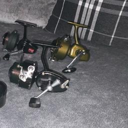 3 vintage reels
Mitchell 300 with spare reel pat number 1926552
Mitchell 320
Shakespeare Norris dynamic 217
Pick up in Bolton or I’ll post at your cost