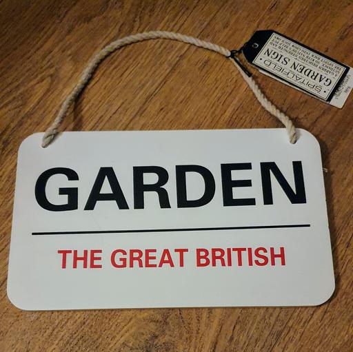 Buy & Sell South West London Sutton - Photos for GARDEN WOODEN SIGN