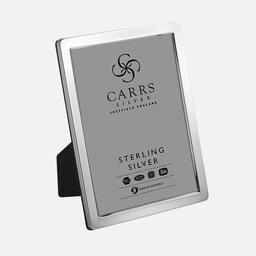 Showcase your favourite photographs with this sterling silver plain design narrow border photo frame with a navy velvet back.

Frame can be displayed either portrait or landscape and can be personalised with engraving to create a treasured wedding or anniversary gift.

All Carrs sterling silver frames bear a British Hallmark. This guarantees it has been independently tested by the Sheffield Assay office.

The size of the frame is 20 x 15cm (8" x 6") - price new from Carrs is £397.00 originally it's second hand but in great condition plus it's a millennium hallmark which is quite rare and special. Looking for serious offers or would swap for something else.

Designed and manufactured by Carrs Silver, Sheffield England.