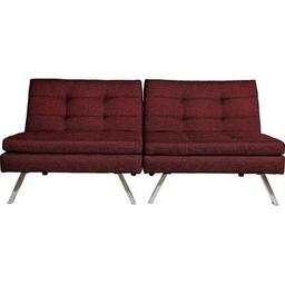 Habitat Duo 2 Seater Clic Clac Sofa Bed - Red

💥New/other with defect. Flat packed💥Underneath fabric ripped, it doesn't affect the use

Clic clac mechanism
Made from 100% polyester.
Fixed seats .
Fixed cushion(s) with foam fibre wrap filling
Sofa size H80, W178, D89cm (Depth as bed 108cm).
Size of sleeping area: W108, L178cm.
Floor to seat height: 42cm.
Depth of seat: 53.5cm.
Height of seat back: 38cm.
Width of seating area between arms: 178cm.
Weight 16.9kg

💥Check our other items💥