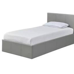Habitat Lavendon Single Side Opening Ottoman Bed Frame-Grey

Mattress NOT included 

💥 ExDisplay. flat packed💥

Faux leather frame
Base with sprung wooden slats
Side lift
Ottoman: assemble for left or right side opening
Storage capacity: 362 litres
Size W104.5, L200, H87cm
Height to top of siderail 28.5cm
3cm clearance between floor and underside of bed
Weight 35.5kg
Maximum user weight 180kg

💥Check our other items💥