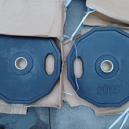 Pair of RUBBER OLYMPIC HANDLE GRIP WEIGHT PLATES. 2 Inch Holes.

NO OFFERS

COLLECTION FROM WS5 AREA
