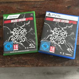 Verkaufe Suicide Squad für Xbox Series X und PlayStation 5.
Keine Kratzer, einwandfrei.

Verkaufe die Games auch einzeln.

Jeweils 35€ Verhandlungsbasis