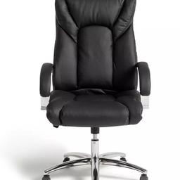 🔹️Habitat Leather faced office chair 

🔹️New

🔹️Overall maximum chair size H118, W66, D67cm

🔹️Seat height adjustable from 47 to 56.5cm

🔹️Seat size W52, D46cm

🔹️Maximum user weight tested for 110kg

🔹️Chair includes tilt, swivel and lock mechanism