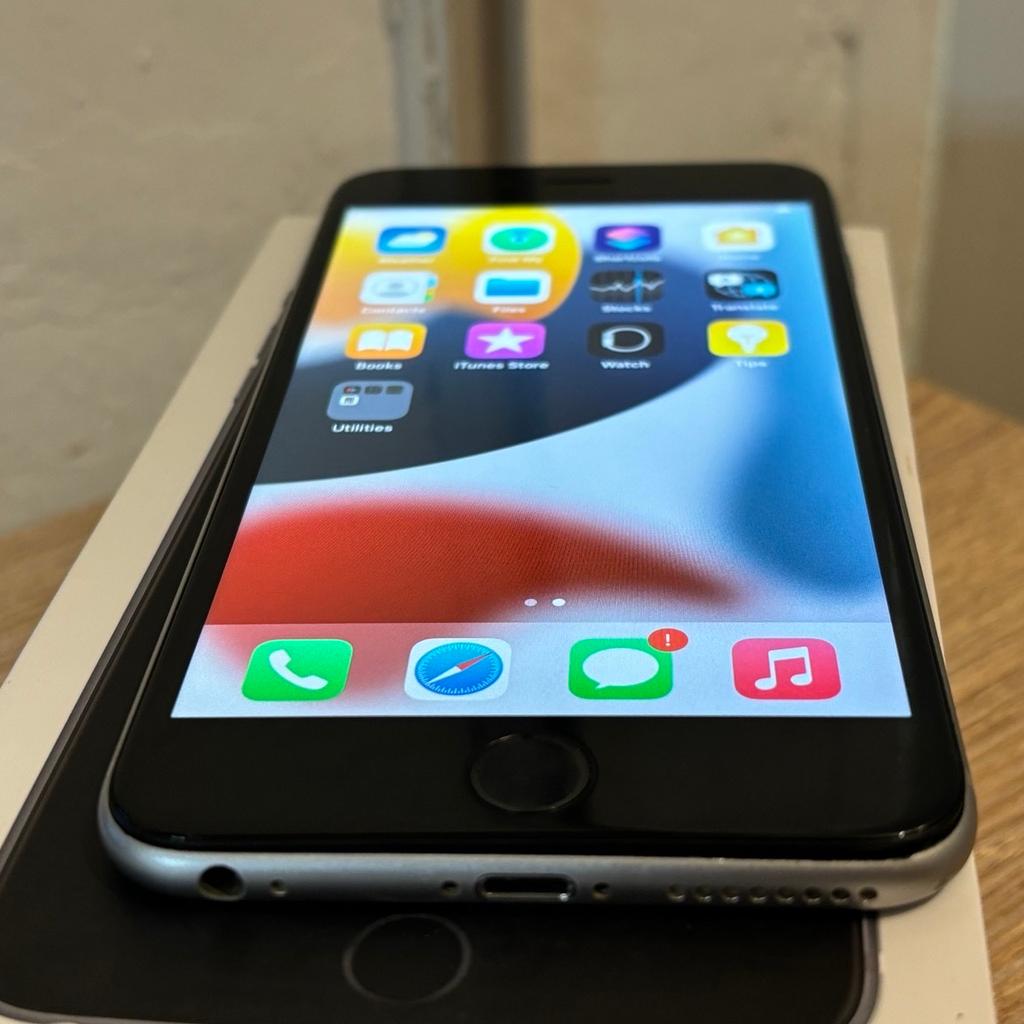 Space grey iPhone 6s Plus unlocked 64GB in excellent condition great size screen still a very good iPhone

Had new screen so screen is spotless also no Touch ID but home button everything works on phone no issues at all

Battery at 78% still good battery life

Comes in box with brand new Apple charger cable and free screen protector

Great iPhone in excellent condition

Can drop off or you can collect
Or free fully tracked postage

Any questions please ask
