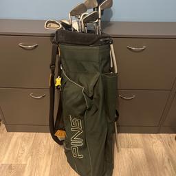 Old golf clubs trying to flog as soon as possible due to furniture removal.