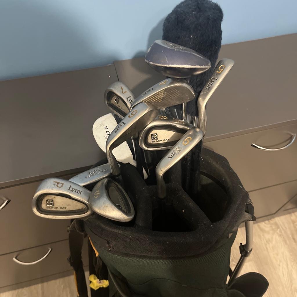 Old golf clubs trying to flog as soon as possible due to furniture removal.
