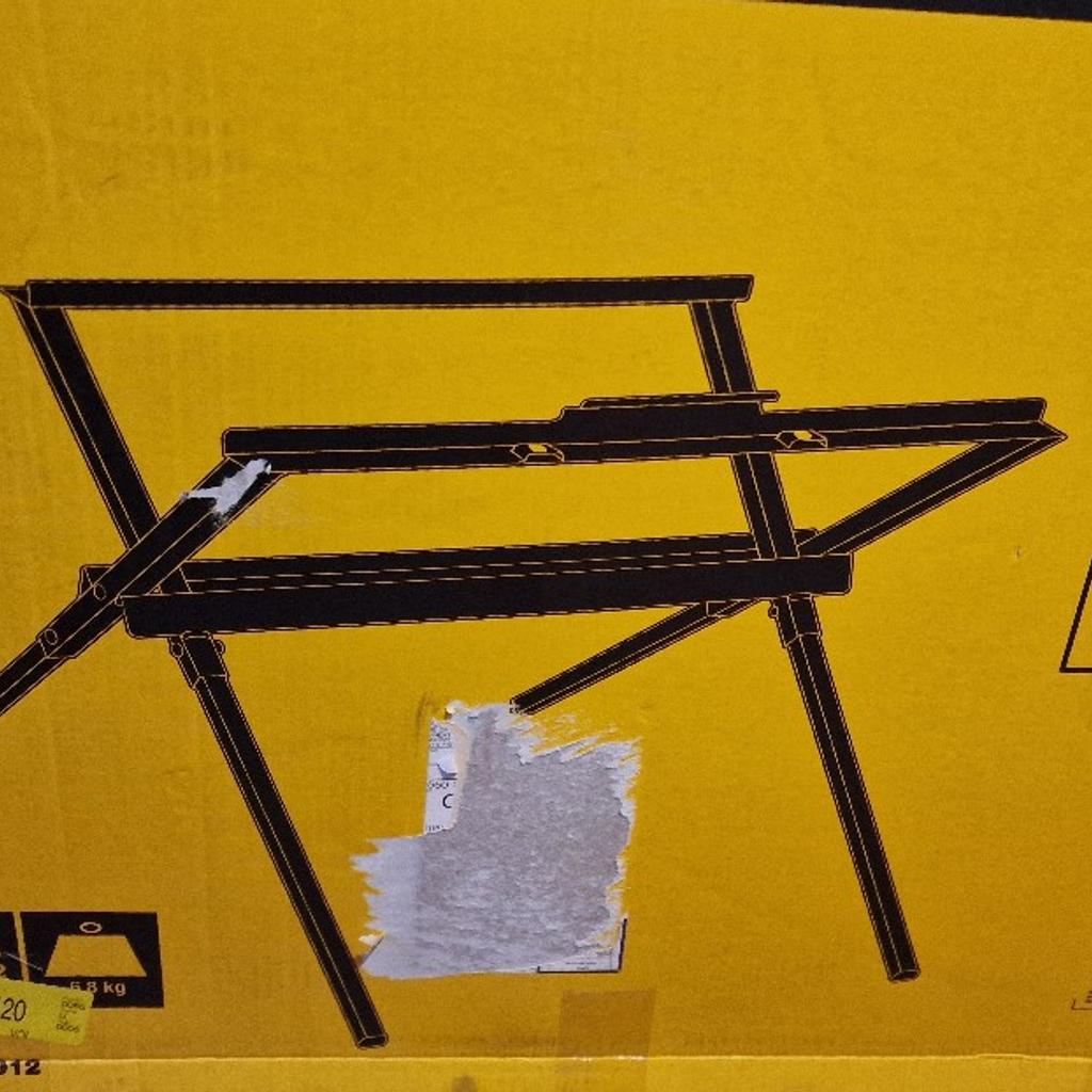 Brand new in box Dewalt table saw stand.