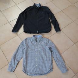 2 Jungenhemden (beide von H & M) günstig abzugeben, für je 2,50 €:
schwarzes Hemd Größe 152
kariertes Hemd Größe 146