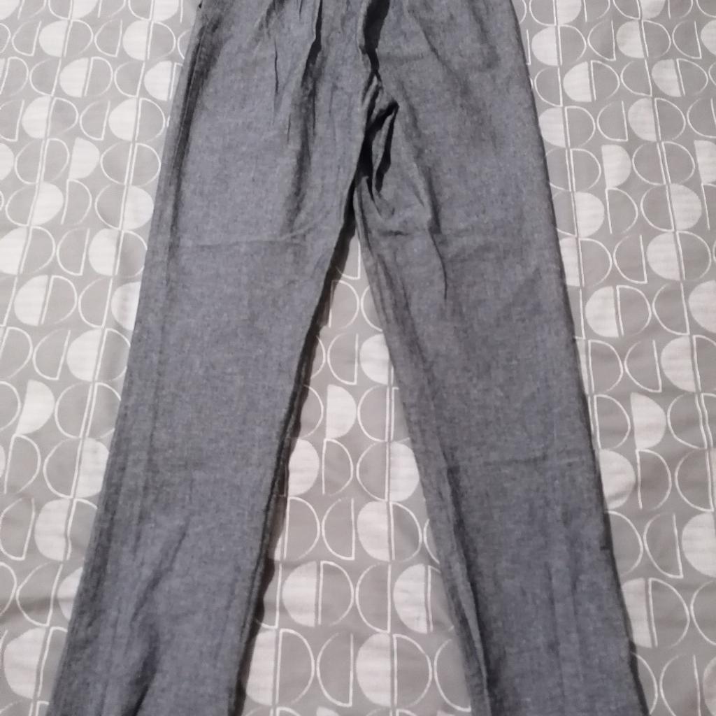 New women's trousers. The colour is grey. The size is XS. The brand is American Apparel. 100% cotton. Contact phone 07519409457 Eva.