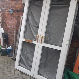pvc french doors mint like new comes with frame keys sill very very nice set of doors width 1440  height 225 first to see will buy come grab a bargain very very clean u won't be dissapointed
