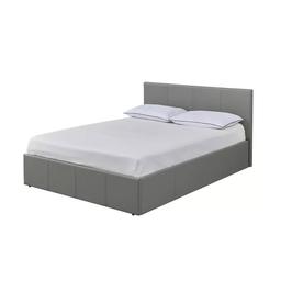 Habitat Lavendon Small Double Ottoman Bed Frame - Grey

Mattress not included 

💥ExDisplay, flat packed in the box💥

Faux leather frame.
Base with sprung wooden slats.
Side lift.
Ottoman: assemble for left or right side opening.
Storage capacity: 534 litres.
Size W149.5, L200, H87cm.
Height to top of siderail 28.5cm.
3cm clearance between floor and underside of bed.
Weight 42.5kg.
Total maximum user weight 220kg

💥Check our other items💥