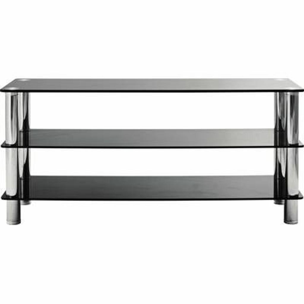 Matrix TV Unit

💥New/other. Flat packed in the box💥

This contemporary TV bench is presented in black glass with a chrome plated finish. Enjoy sleek, modern style for your home and plenty of space for all your digital media
This bench accommodates a TV up to 50 inches, making it perfect for a larger room
Part of the Matrix collection. Size H50, W110, D33cm
Weight 26.6kg
2 shelves
Height between shelves 18cm
Suitable for TVs up to 48in

💥Check our other furniture💥