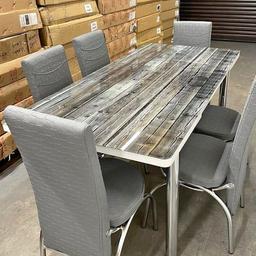🆕 High quality Turkish dining table are available for sale ⚡

Brand New & Flat-Packed Item 
Dining table with 4 chairs 
Dining table with 6 chairs 
Both Marble & Wooden Dining table

Dimensions:
130cm x 70cm 
180cm x 70cm ( When extended )

Same or Next day Delivery 
Cash on Delivery 

For more details and order placement, Kindly inbox me on WhatsApp (07438091615). 🚛🚛