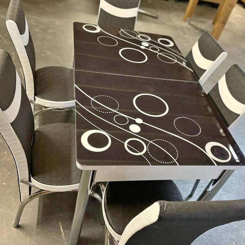 🆕 High quality Turkish dining table are available for sale ⚡

Brand New & Flat-Packed Item
Dining table with 4 chairs
Dining table with 6 chairs
Both Marble & Wooden Dining table

Dimensions:
130cm x 70cm
180cm x 70cm ( When extended )

Same or Next day Delivery
Cash on Delivery

For more details and order placement, Kindly inbox me on WhatsApp (07438091615). 🚛🚛
