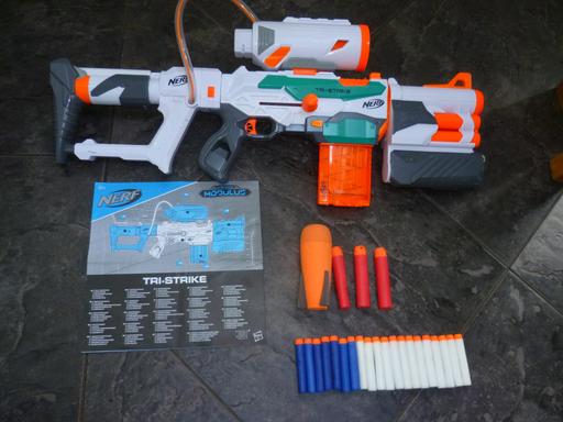 Buy & Sell West Yorkshire Leeds - Photos for Nerf Modulus Tri-Strike with Darts