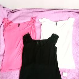3 super süße shirts
Mit süßen ärmeln
Größe s
Schwarz , pink und Weiß

Versand ist möglich gegen Kostenübernahme
Abholung gerne Mannheim waldhof ♥