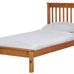 Habitat Aspley Single Wooden Bed Frame - Oak Stain

Mattress not included

🔶New/other. Flat packed in the box🔶

Part of the Aspley collection.
Wooden frame.
Base with wooden slats.
No storage.
Size W101, L203, H102cm.
22cm clearance between floor and underside of bed.
Weight 20.6kg.
Total maximum user weight 110kg

🔶Check our other items🔶
