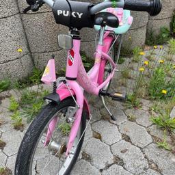 Pucky Mädchen Fahrrad -Motiv Lillifee
- 16 Zoll  
- Rücktrittbremse 
- Fahrradständer 
- der BabyBorn Kindersitz kann gerne mitgenommen werden

Besichtigung möglich ,einfach melden 

Keine Garantie oder Rücknahme 
Der Preis ist VB