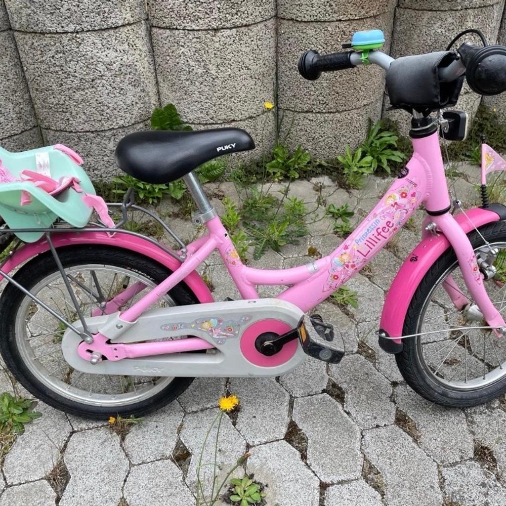 Pucky Mädchen Fahrrad -Motiv Lillifee
- 16 Zoll
- Rücktrittbremse
- Fahrradständer
- der BabyBorn Kindersitz kann gerne mitgenommen werden

Besichtigung möglich ,einfach melden

Keine Garantie oder Rücknahme
Der Preis ist VB