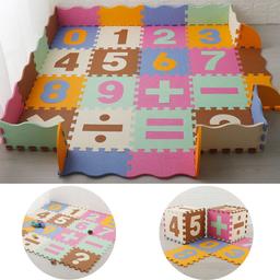 Soft Baby Kids Foam Play Mat - Numbers and Math Symbols Interlocking Puzzle Floor Time Playmat
£15  · In stock
