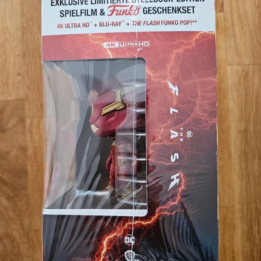 Die limitierte Amazon Deutschland exclusive Edition steht hier zum Verkauf. Mit der Flash Funko Pop Figur und dem roten Steelbook. Nur in dieser Box erhältlich.

Neu und original eingeschweisst ohne Mängel.

Privatverkauf.