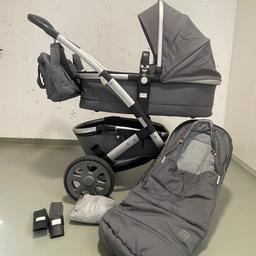 Joolz Kinderwagen Set 
Fußsack, Babywanne Buggysitz,Wickeltasche und Adapter für MaxiCosi