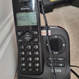 Binatone Symphony 3325 Cordless Landline Phone with an answering machine. Working Perfectly Well. May need new 2 rechargeable AAA batteries.
Cash on Collection in Chatham ME5 7LU.