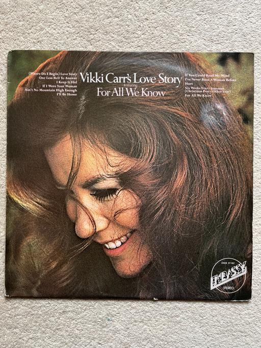 Buy & Sell North Yorkshire Harwood Dale - North Yorkshire - Photos for VIKKI CARR'S LOVE STORY (VINYL LP, 1971)