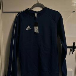 brand new adidas mens Sweatshirt size uk S New With Tags unused in brilliant condition. see my other items for sale too thanks 😊