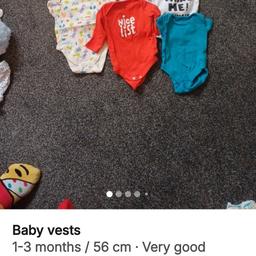 Baby's vest all in excellent condition 0.3 months