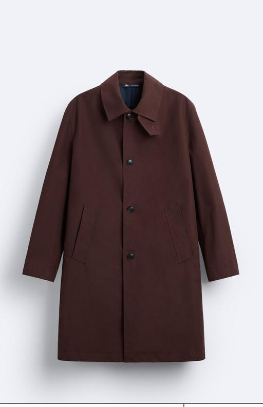 Buy & Sell East London Newham - Photos for Zara technical trench coat aubergine size xl