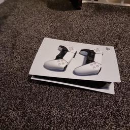 ps5 with 2 control pads  3 games on console selling due to having the slim  ps5