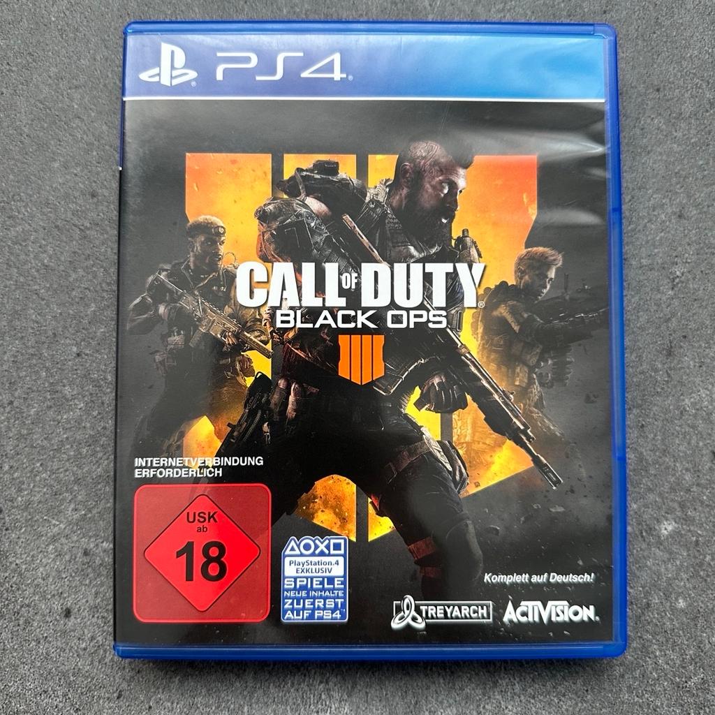 Biete hier Call of Duty Black Ops 4 für die PS4 in einem sehr guten Zustand. Verpackung und Disc wie neu!

Kann abgeholt oder auch versendet werden.

Privatverkauf! Keine Garantie oder Rückgabe!