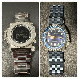 2 X WATCHES 💰FOR SALE 💰




Open to cash, Offers💰💰💰💰


😎Citizen automatic divers mens watch

Like new condition 

100m water resistant 

Comes with five year guarantee 



Open to cash offers 💰💰💰💰💰💰




😎Swole / S-force custom Alexander 50mm watch 

 Polished steel strap & case

Fully digital watch with features

200m waterproof

50mm Crystal cut glass face

No scratches on watch face