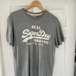 Men’s superdry T-shirt in grey. Size large. Good condition. Bargain price!