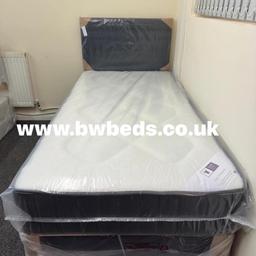 TENDER SLEEP SUPER ORTHOPAEDIC DIVAN BASE AND MATTRESS  SINGLE £150.00 (with headboard £180) 🌟 🌟 

10 INCH MEDIUM FIRM ORTHOPAEDIC MATTRESS 
QUILTED 
FABRIC DIVAN BASE 
HEADBOARD AND STORAGE EXTRA

£150.00 base and mattress 
£180:00 base mattress and headboard 
£240.00 base with 2 drawers mattress and hb 

⭐️ in shop to come and view
⭐️ available in cream black and grey 
⭐️ National bed federation approved 

Designed to provide a good degree of support this deep quilted divan contains a 12.5G orthopaedic spring unit with layers of firm fillings with bonded fibre to support your back. It is covered in a modern cream black or grey Chenlle cover to give the bedroom a contemporary look.

B&W BEDS 

Unit 1-2 Parkgate Court 
The gateway industrial estate
Parkgate 
Rotherham
S62 6JL 
01709 208200
Website - bwbeds.co.uk 
Facebook - B&W BEDS parkgate Rotherham 

Free delivery to anywhere in South Yorkshire Chesterfield and Worksop on orders over £100