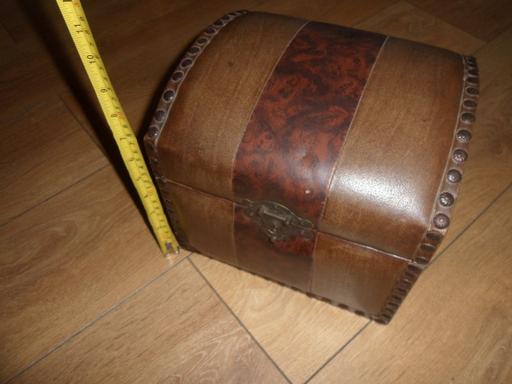 Buy & Sell Greater Manchester Manchester - Photos for COACH HOME ANTIQUE LEATHER TREASURE CHEST