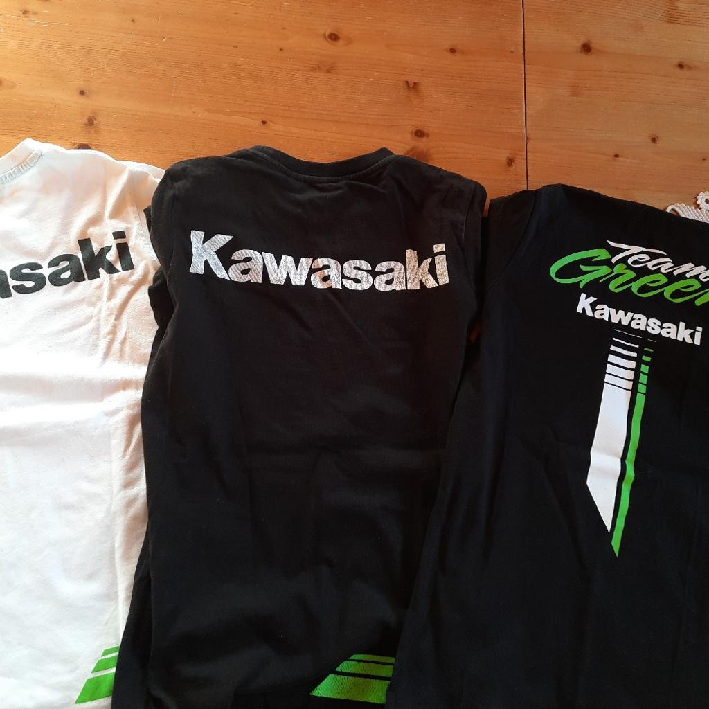 Verkaufe 3 Kawasaki Tshirts wg Motorrad Wechsel