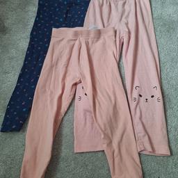 11 pairs girls trousers and leggings.
 hardly worn
size 2 to 3