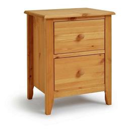 Colorado 2 Drawer Bedside Table Pine

🔶New/other🔶

Made of pine.
Wooden handles.
Made from FSC certified timber.
2 drawers with metal runners.
Dimensions:
Size H64.4, W50, D39.9cm.
Internal drawer H13, W31.3, D28.8cm.
Handle size: L29, W40cm.
Weight 13.69kg.

🔶Check our other items🔶