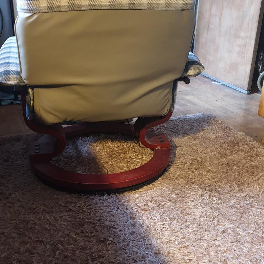 recliners 360 spin both have cushions covers