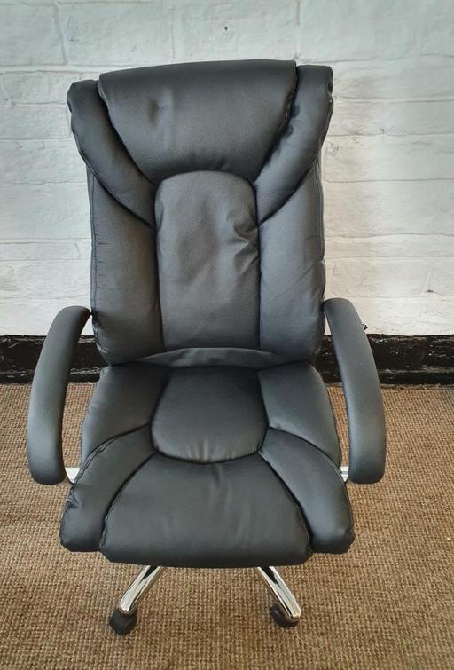 Buy & Sell West Yorkshire Bradford - Photos for Habitat Leather Faced Office Chair - Black