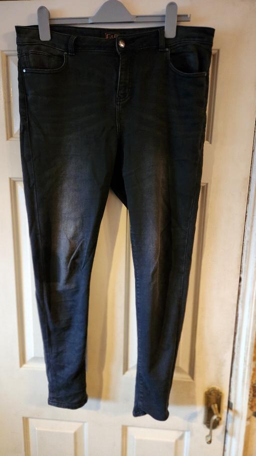 Buy & Sell West Midlands Birmingham - Photos for Ladies F&F Black/Grey Skinny Jeans size 14