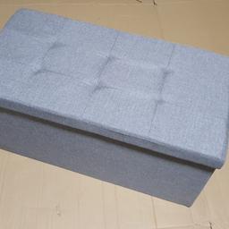 Fabric Ottoman Grey

💥New/other💥

Size H40, W80, D40cm.
Storage capacity: 100 litres
Internal divider.
Folds flat

💥 Check our other furniture💥